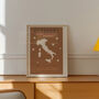 Map Personalised Wall Art, thumbnail 3 of 4