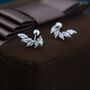 Marquise Cz Cluster Screwback Earrings, thumbnail 9 of 11