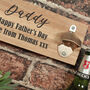 Any Name And Message Beer Wall Mounted Bottle Opener, thumbnail 2 of 2