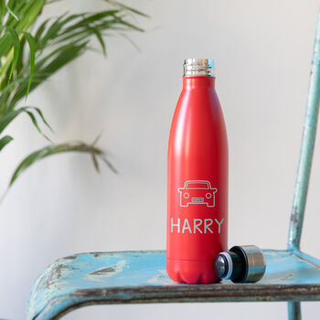 Personalised Engraved School Water Bottle For Children Kids, 5 of 7