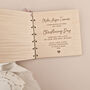 Personalised Wooden Christening Card – Special Keepsake Gift, thumbnail 5 of 9