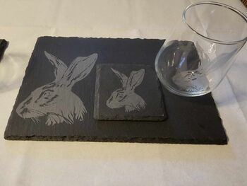 Country Animal Slate Placemat Set, 3 of 5