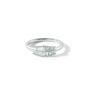 Aurora White Gold Lab Grown Diamond Engagement Ring, thumbnail 3 of 5