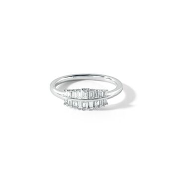 Aurora White Gold Lab Grown Diamond Engagement Ring, 3 of 5