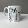 Personalised Mug With Handmade Grasslands Print, thumbnail 8 of 12