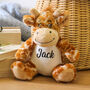 Personalised Giraffe Cuddly Soft Toy For Children, thumbnail 1 of 7