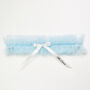 Blue Tulle Personalised Wedding Garter, thumbnail 2 of 3