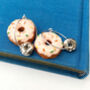 Sterling Silver Mini Doughnut Hoop Earrings, thumbnail 3 of 12