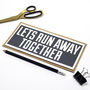 Let's Run Away Together Flat Card, thumbnail 5 of 6