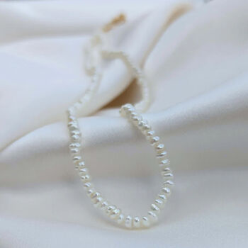 Lia Mini Freshwater Pearl Necklace, 2 of 3