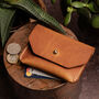 Personalised Handmade Leather Wallet Button Stud, thumbnail 1 of 9