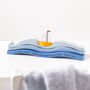 Personalised Blue Water Boat Baby Decoration, thumbnail 1 of 5