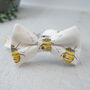 Childs Bee Print Bow Tie, thumbnail 3 of 5