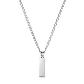 Tag Personalised Men's Necklace Stainless Steel, 2 of 6