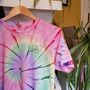 Embroider Your Own Rainbow Tie Dye T Shirt Kit, thumbnail 1 of 7