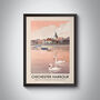 Chichester Harbour Aonb Travel Poster Art Print, thumbnail 1 of 8