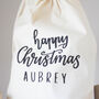 Personalised Name Christmas Eve Gift Bag, thumbnail 2 of 4