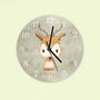 Woodland Deer Personalised Clock, thumbnail 4 of 4