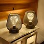 Set Of Two Steel Battery Operated Lamps, thumbnail 4 of 8