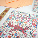 Letter Writing Set Meadow Fox By Prism Of Starlings ...