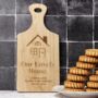 Engraved New Home Chopping Or Serving Board For Cheese, thumbnail 2 of 6