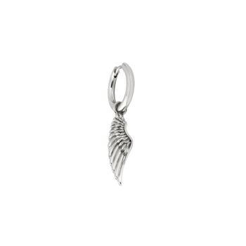 Gold Plated 925 Sterling Silver Wing Dangle Earring, 6 of 8