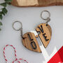 Love Wooden Keyring Set For Valentine's Day, thumbnail 6 of 6
