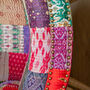 Retro Kantha Patchwork Nest Chair, thumbnail 9 of 10