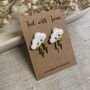 Statement Cloud And Lightening Bolt Stud Earrings, thumbnail 3 of 6