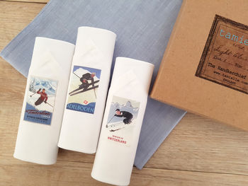 Skiing Men's Handkerchiefs Set, 3 of 3