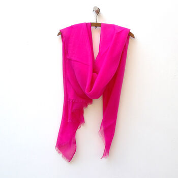 Hot Pink Scarf, 4 of 10
