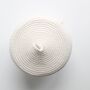 White Cotton Storage Rope Basket, thumbnail 4 of 7