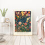 Gustav.Klimt Flower Art Print, thumbnail 3 of 3