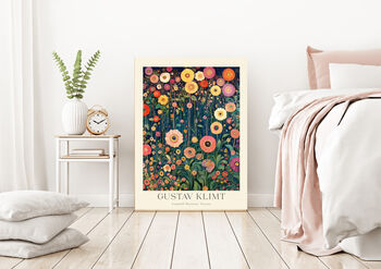Gustav.Klimt Flower Art Print, 3 of 3