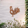 Rooster Metal Wall Art For Farmhouse And Garden Decor Gift, thumbnail 1 of 10