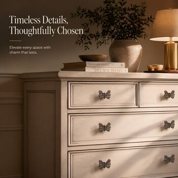 Classic Butterfly Brass Cabinet Knob, 5 of 9