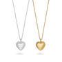 Heart Pendant Necklace Gold Vermeil, thumbnail 2 of 7