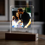 Personalised Photo LED Light 5th Anniversary Wood Gift, thumbnail 3 of 5