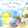 Pirate Girl Personalised Birthday Card, thumbnail 4 of 4