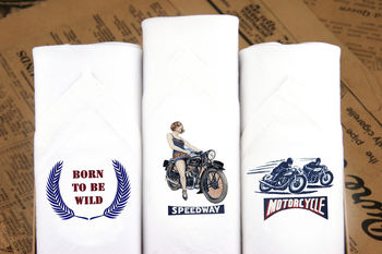 Men's Handkerchiefs Motorbikes, 2 of 3