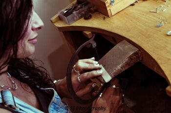 Handmade Sterling Silver North Star Birthstone Christmas Necklace: August Birthstone, 10 of 12