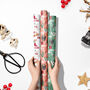 Personalised Christmas Dogs Wrapping Paper, thumbnail 1 of 6