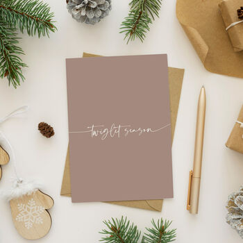 Twiglet Season Modern Christmas Cards Eco Friendly, 3 of 6