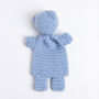 Personalised Teddy Baby Comforter Crochet Kit, thumbnail 4 of 9