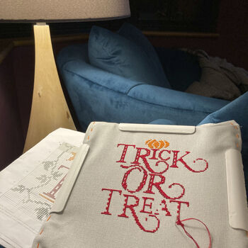 Trick Or Treat Modern Cross Stitch Kit, 3 of 5