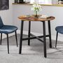 Industrial Round Kitchen Dining Table, thumbnail 1 of 7