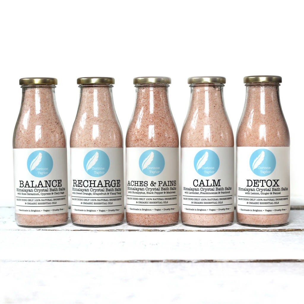 calm himalayan crystal bath salts by corinne taylor