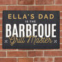 Personalised Barbeque Metal Garden Sign, thumbnail 2 of 2