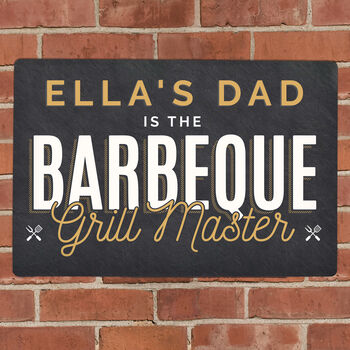 Personalised Barbeque Metal Garden Sign, 2 of 2