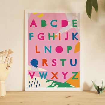 'Alphabet' Art Print, 3 of 5